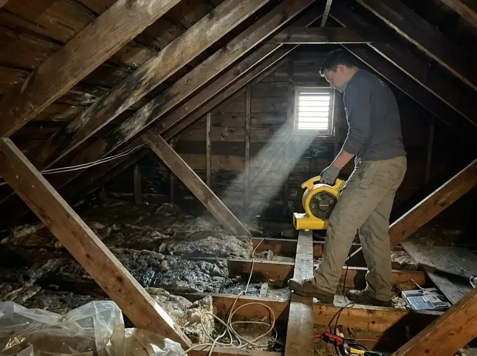 attic-water-damage-drying-proc-007 — frequently asked questions, Emergency Water Extraction & 24/7 Flood Response in St. Cla…